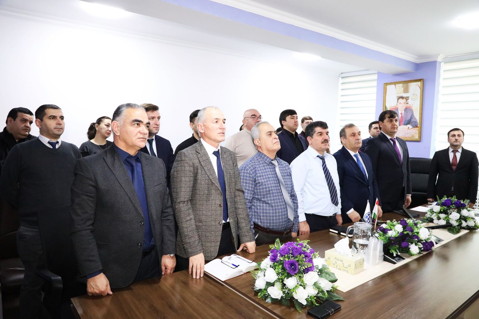 Совместный просмотр Послания Президента Республики Таджикистан, уважаемого Эмомали Рахмона в Государственном учреждении  «Развитие предпринимательства в сельском хозяйстве»